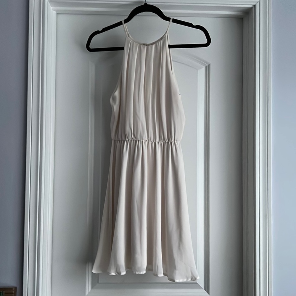LUSH Halter Skater Dress